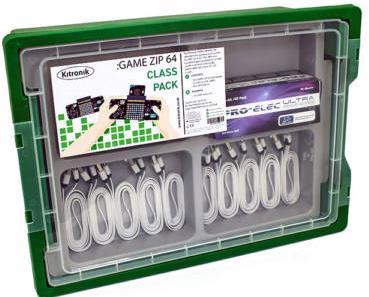 A :GAME ZIP 64 készlet bemutatása A :GAME ZIP 64 osztálytermi készlet a következő eszközöket tartalmazza: 10 db :GAME ZIP 64 kontroller 10 db USB kábel 30 db AA elem A kontrollerek működéséhez