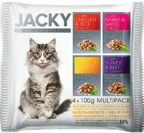 MACSKA- ELEDEL, 12 100 g vagy 12 85 g/multipack JACKY