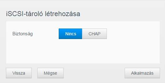 Az iscsi-célt a My Cloud EX2 Ultra szerver RAID struktúrája védi.