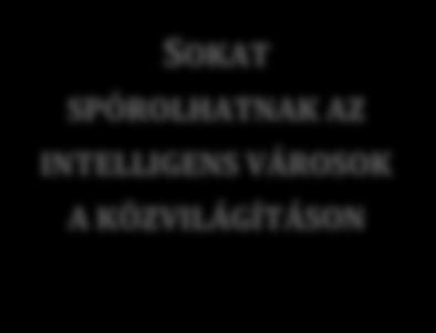 A városi infrastruktúra fontos részét képező utcai világítás nagyban befolyásolja az adott lakóhely közbiztonságát.