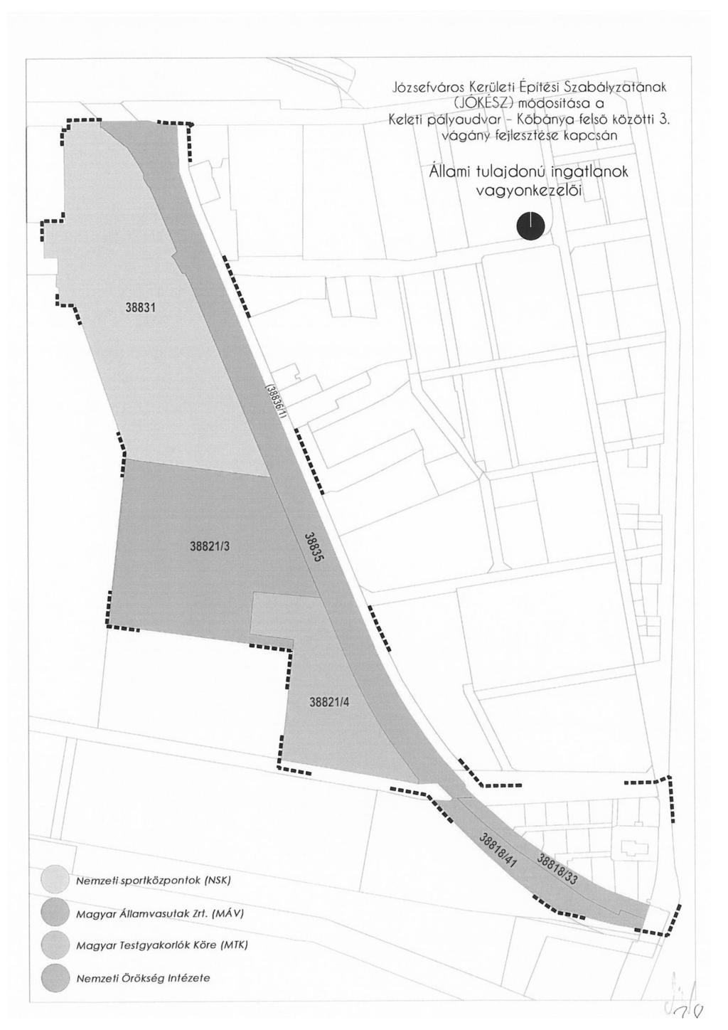 Józsefváros Kerületi Építe" si Szabályzatának (JÓKÉSZ) módosítása a Keleti pályaudvar Kőbánya felső közötti 3.