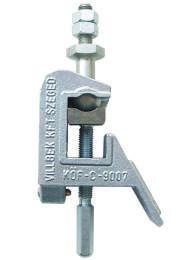 Sínre 20 ka/1 s Sodronyra 20 ka/1 s Sínre 50 ka Sodronyra 50 ka Ø60x10 mm sínvezető Ø30 mm sodrony 521522 521523 521524 521525 KÖF-C-9007 fázisszorító A KÖF-C-9007 típusú szorító beépíthető vagy
