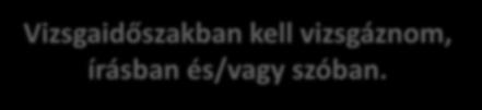 Követelmények (A számonkérés rendje, HKR) K: