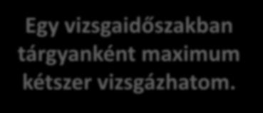 Hányszor is lehet vizsgázni?