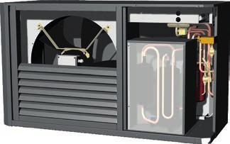 Sintesi LEVEGŐ-VIZES HŐSZIVATTYÚ 1 2 3 4 5 1. EC ventilátor esztétikus ráccsal 2. Sound Block kompresszor 3. Négycsöves gázkör HMV + fűtés / hűtés 4. HMV vezeték 5.