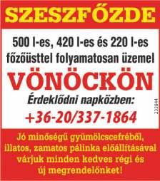 Irányár: 2,4 M Ft Tel: zás, mosógép, mosogató- Klímaszerelés-forgalma- Tókert városrészben két szintes, jó állapotban lévő, 260 Gannán felújított parasztház Tel: 06/30/234-7380, +36/70/454-5255
