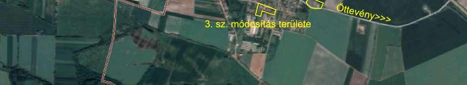 útterület (KÖu), illetve a mellette fekvő 0155/5 hrsz-ú általános