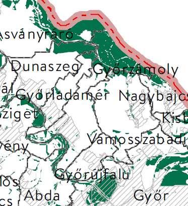 - Győrzámoly településrendezési eszközök módosítás Msz.: 90- áközelítve láthtó, hogy /B sz.