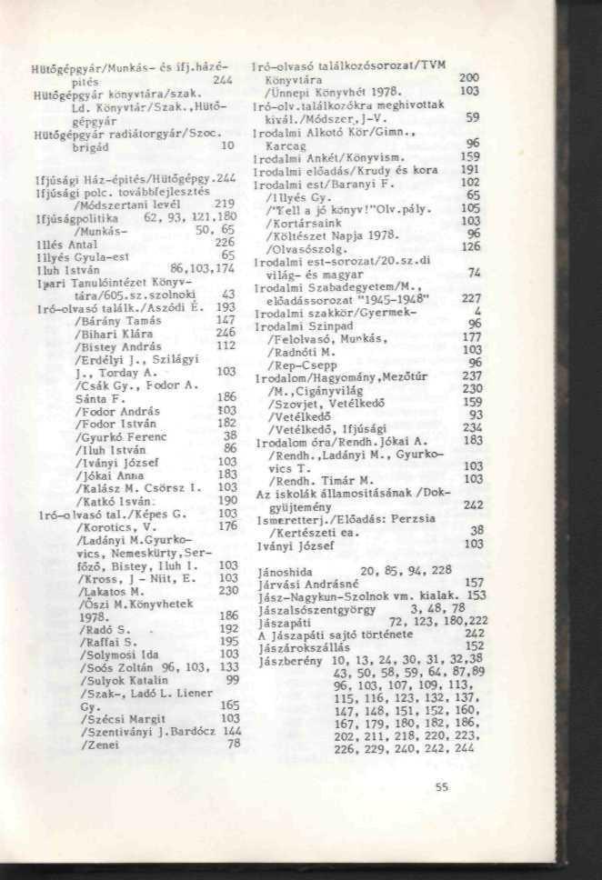 HU1ö( ípr,ír/mut.kís- í! /Ünnópi önl»hci 1978. HDldgcpgy/ár ra-jiílorgjir ihid Ifjúságpolitika 62. 93. 1! /"Ml «jé tasnyí-olv.pily. /Konársaink /Költés zel Napja 1978.