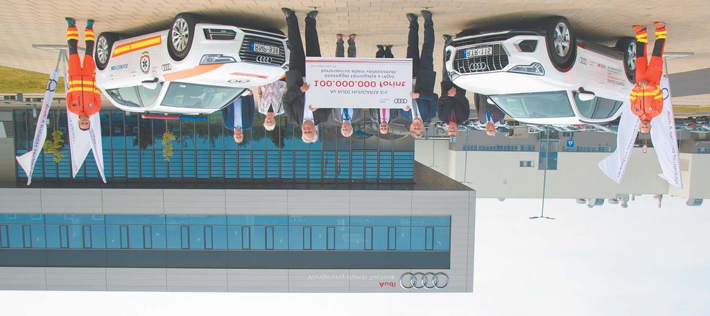 Az Audi Hungaria százmillió forint értékű támogatást adományozott hat győri és regionális intézménynek a koronavírus elleni küzdelemre. Dr.