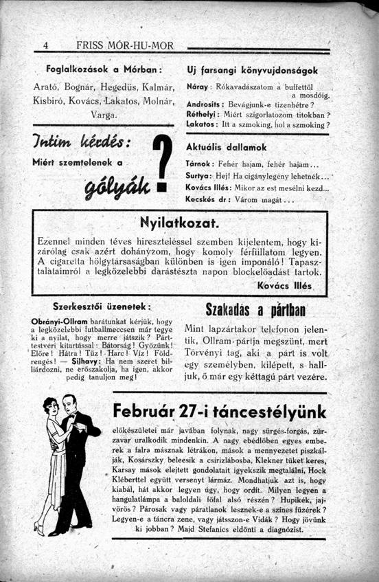 1930)110 5 6. kép. A Móricka.