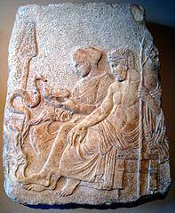 Kultúrtörténet Görög (római kor): Aszklépiosz, a gyógyítás istene a Kentaur (Kheirón) nevelte, mert apja, Apolló