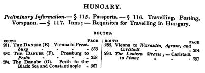 A Handbook for Travellers in Southern Germany Magyarországgal foglalkozó fejezete. már 1837-ben (!