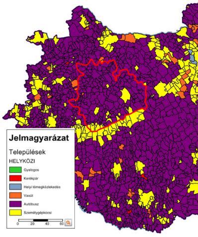 A területi megoszlás is a domborzati és településhálózati jellemzőknek megfelelően alakul: az északnyugati járásokban 3-4-szer többen használják a kerékpárt, mint a Veszprém és Zirc környékén. 11.