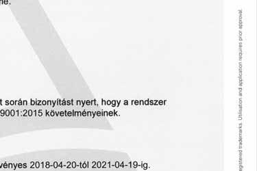 tanúsítvány