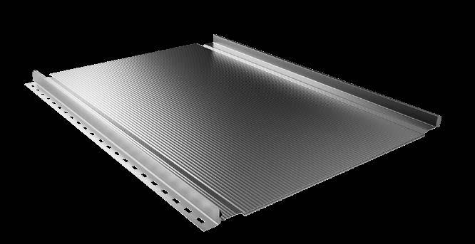 A MICRO-RIB hosszanti profilozás a panel teljes felületén kiküszöböli az anyag hullámosodását, a COVER-CAP bevégzés pedig biztosítja a tető tartósságát és tökéletes