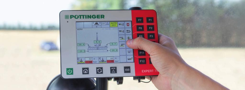 Komfort TERRADISC n elmes ke el etős a Pro line-nak kös ön etően Élvezze a kívánt felszereltség előnyeit, és kezelje TERRADISC 8 vagy 10 gépét leszállás nélkül.
