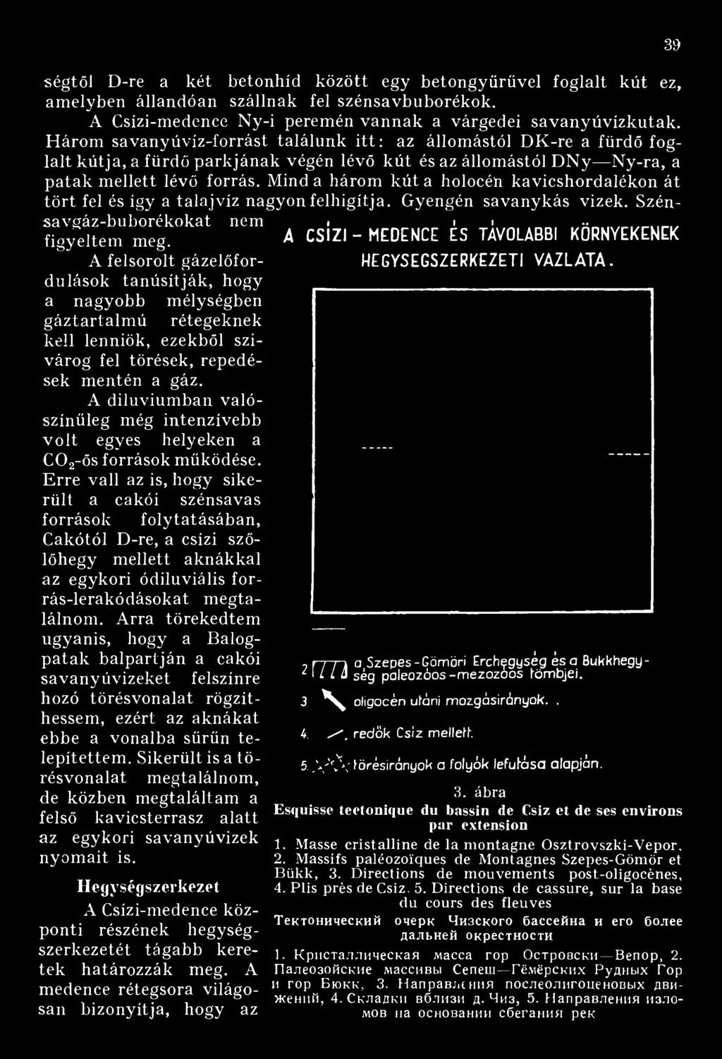 Mind a három kút a holocéú kavicshordalékon át tört fel és így a talajvíz nagyon felhígítja. Gyengén savanykás vizek. Szénsavgáz-buborékokat nem i i i.. figyeltem meg.