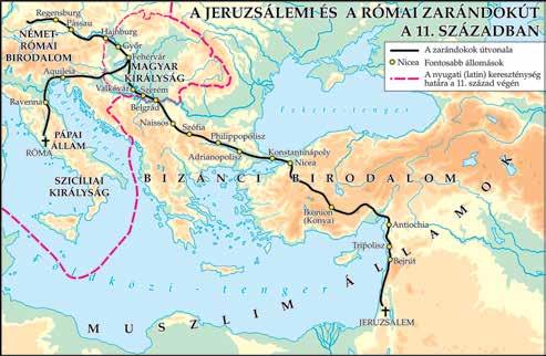 körül Szent István megnyitotta Magyarország határait a Szentföldre igyekvő nyugat-európai keresztények előtt.