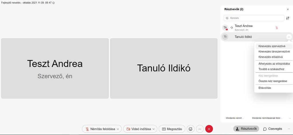 lehetsége van egyénileg is tanulókat kijelölni, és hozzáadni a digitális tanórához az EGYÉNI lapon!