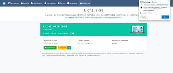 elemeket és az átirányításokat: A jobb fels sarokból elérhet Beállítások