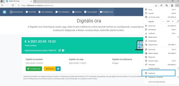 Sütik és webhely