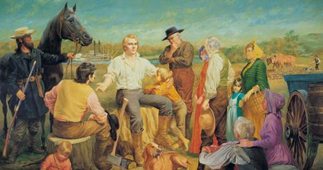Joseph Smith Nauvooban, 1840. Készítette: Theodore Gorka NOVEMBER 8 14.