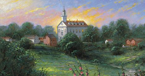 Kirtland templom. Készítette: Jon McNaughton SZEPTEMBER 27. OKTÓBER 3. Tan és szövetségek 109 110 A TE HÁZAD, SZENTSÉGEDNEK HELYE A 109. és a 110.