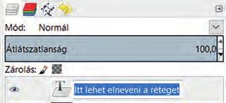 Szöveg a képen A pixelgrafikus képszerkesztő programokban lehetőségünk van szöveg elhelyezésére is.