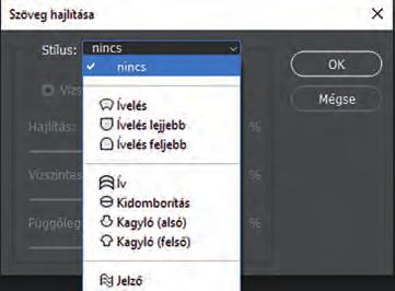 lehetőség közül választhatjuk ki, és a formázási lehetőségünk behatárolt.