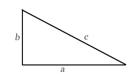 4. példa Az egységkerületű derékszögű háromszögek közül melyiknek maximális a területe? Megoldás: Jelöljük a derékszögű háromszög befogóit a-val és b-vel, az átfogót pedig c-vel.