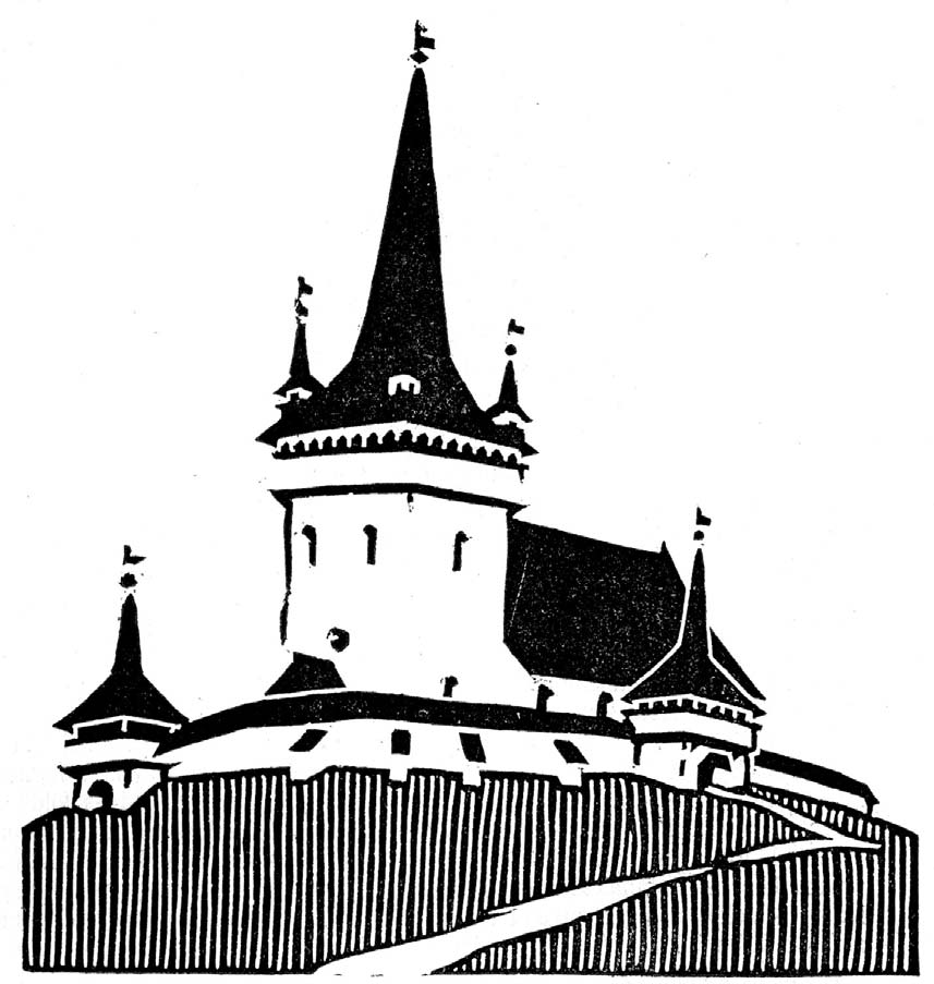 141 Magyarvalkó (XV. sz., torony XVII. sz.) Kalotaszegi magyar templom.