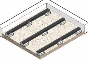 Kivitelezés betonon A párnafát a betonaljzaton párnafarögzítők segítségével, vagy az állítható lábon beállítóláb csavarral kell rögzíteni.