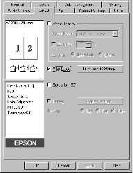 2. Jelölje be a Print Layout (Nyomtatási elrendezés) négyzetet, majd kattintson a Print Layout Settings (Nyomtatási elrendezés beállításai) gombra.