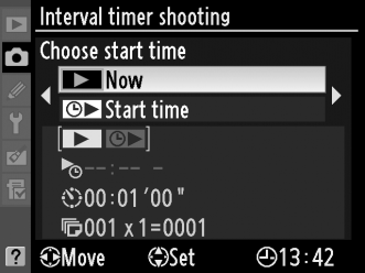Az időzített felvételkészítés elindítása előtt készítsen egy próbafelvételt az aktuális beállításokkal, és ellenőrizze az eredményt a monitoron.