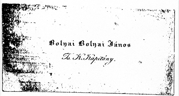 A másodosztályi fizetésű nyugpénzes ingénieur-kapitány betegsége és halála,1860. január 27. Bolyai János betegségei ellenére hosszú éveken keresztül folytatta tudományos munkáját. A 11.