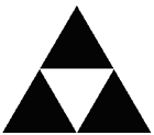 Sierpinski háromszög Ezt a fraktált 1916-ban mutatta be WaclawSierpinski lengyel matematikus.