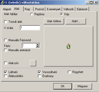 készíthetünk a teknőc vonszolásával, ehhez