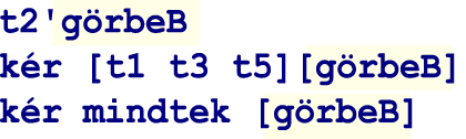 Ha csak egy Tekncöt akarsz megszólítani, írd be a nevét, majd tegyél egy aposztróf jelet, és írd be a parancsot. Ne használj üres helyet az aposztróf jel el tt és után!