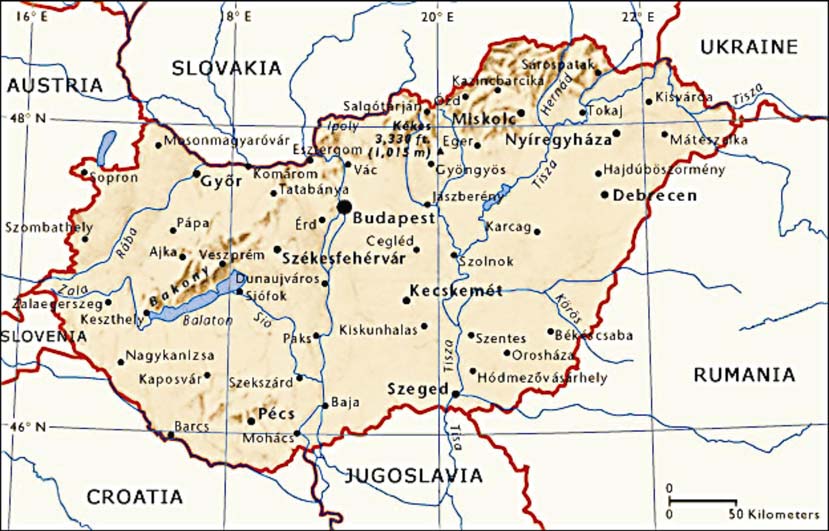 A Föld átmérője 1756 kilométer. Méréssel és számítással megállapítjuk, hogy hazánk az északi szélesség 45 48' és 48 35' között helyezkedik el.