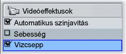 A Videóeffektusok eszköz a Videó eszközkészlet hetedik eszköze.