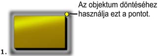 A második gombra kattintva az elferdítéssel kapcsolatos műveleteket teszi