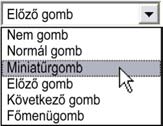 Normál: A gombra kattintva a lejátszás egy adott fejezetre (vagyis hagyományos videóra) vagy egy másik menüre ugrik.