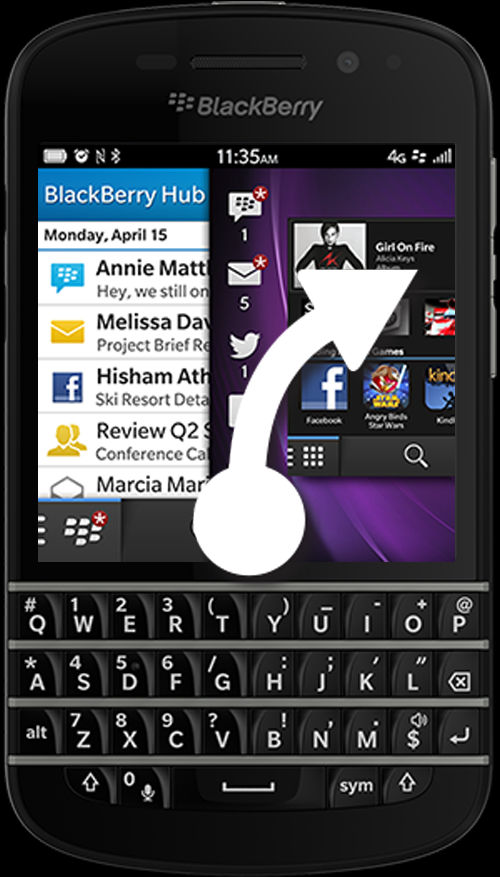 Mi különbözteti meg a BlackBerry 10 készüléket a BlackBerry készüléktől?