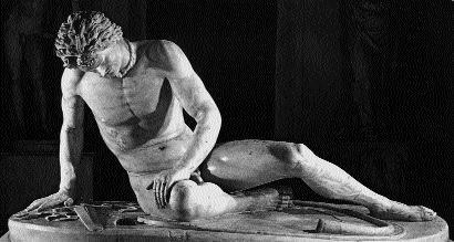 Haldokló gallus Ez és a következő oldalon bemutatott gyönyörű hellenisztikus szobor talán Epigonos görög művész mesterműve. Keltákat ábrázol, akiket gallusoknak vagy galatáknak neveztek.