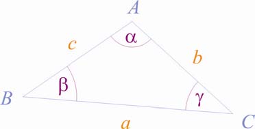 7. modul: HÁROMSZÖGEK 5 II. A háromszög oldalai és szögei A háromszög olyan sokszög, amelynek három csúcsa van. Csúcsait nagybetűkkel, oldalait kisbetűkkel jelöljük.