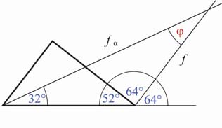 ( α + ) = 10x; 180 = x + 3x + 10x x α = x; β = 3x; γ = β = 15, innen x =1. A keresett szögek: 10, 4 és 36. 1. Mekkora szöget zár be egy belső szögfelező, és a hozzá tartozó külső szög szögfelezője?