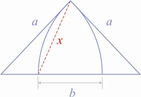 50 MATEMATIKA A 9. ÉVFOLYAM Tanári útmutató 36. Mekkora az x-el jelölt szakasz? a) a = 75 cm, b = 1 cm; b) a = 0 m, b = 80 dm; c) a = 1 egység, b = 6 egység.