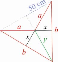 7. modul: HÁROMSZÖGEK 65 b) Milyen háromszögben esik a köré írt kör középpontja a háromszögön belülre, illetve kívülre? Hegyesszögű háromszögben belülre, tompaszögűben kívülre.