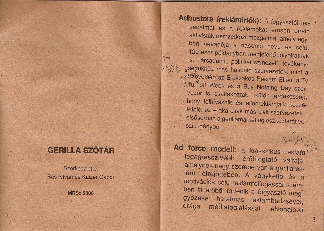 ~ -:,> ~-, ~2--- - 2 il li '101 '11 - '1, GÉRLLAOSZÓTÁf\ '" Szerkesztette: '1 Ss stván és KizerllioGábor " & " il ~ MRSz 2006 ~ li li 1111 '1 ol li '1 -:, S li '1 li d' D Adbustets (~klámirték):a